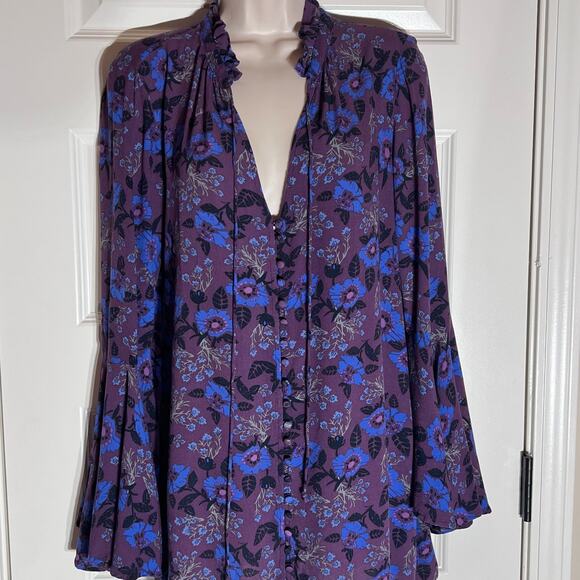Free People Magic Mystery Tunic Blouse, Women's Size XS - Picture 2 of 8
